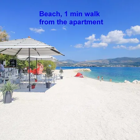 公寓 A3 - Seafront Apt With Balcony 1 Min To Beach 特罗吉尔